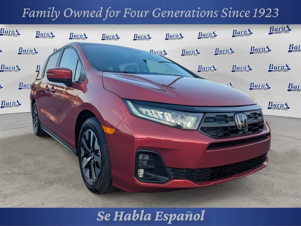 2026 Honda Odyssey EX-L in Radiant Red Metallic II — front three-quarter view