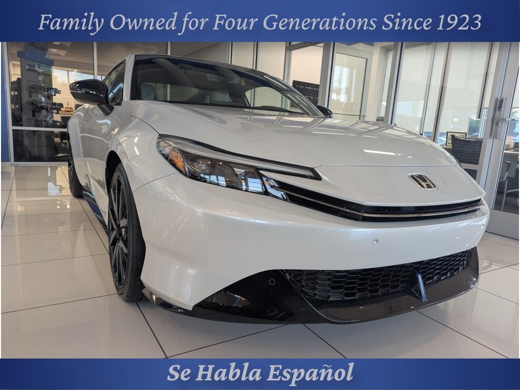 2026 Honda Prelude Hybrid Two-Tone in Winter Frost Pearl — front three-quarter view